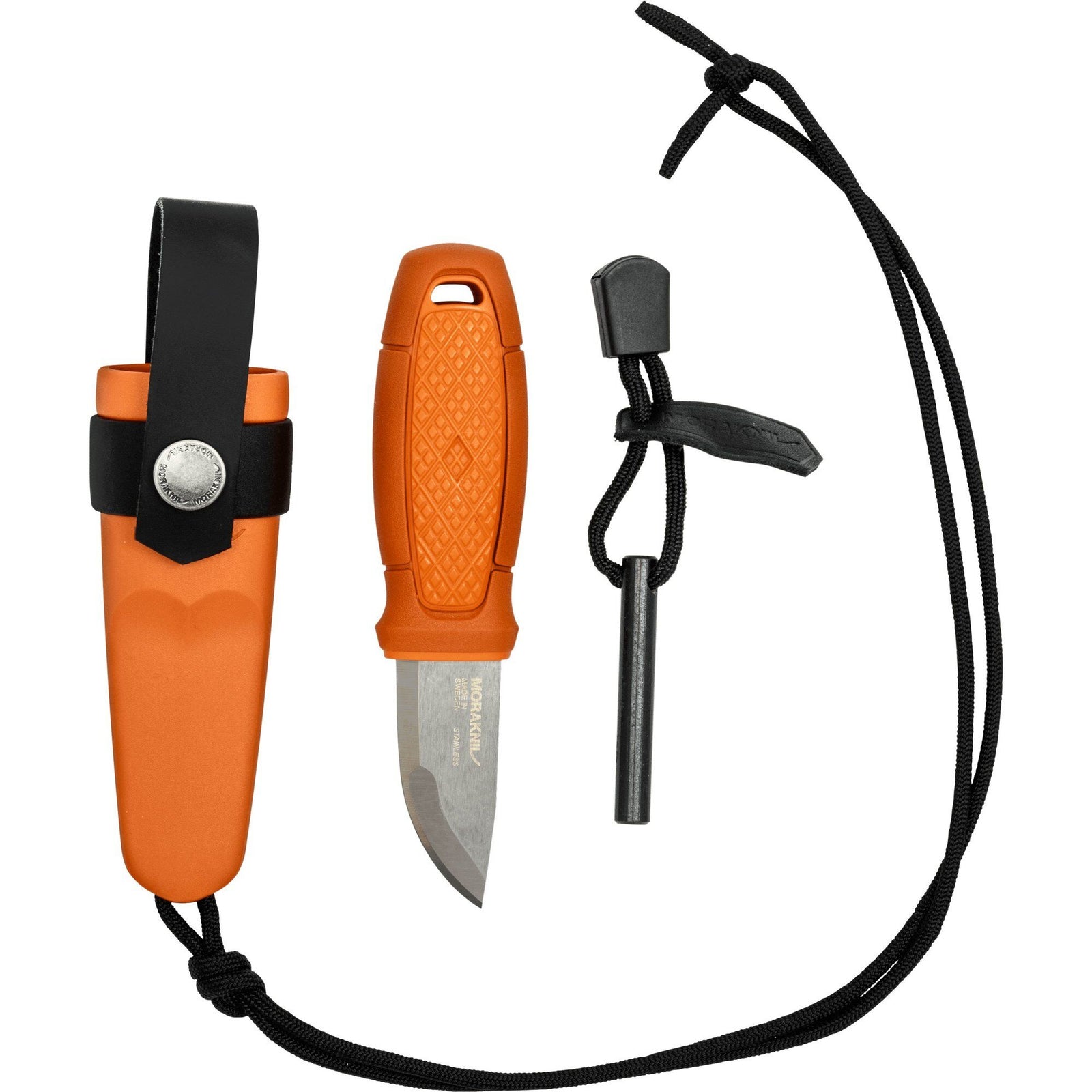 Morakniv Morakniv Eldris med tændstål-kit (S), burnt orange ❤ vinkelbillede (Friluftskniv)
