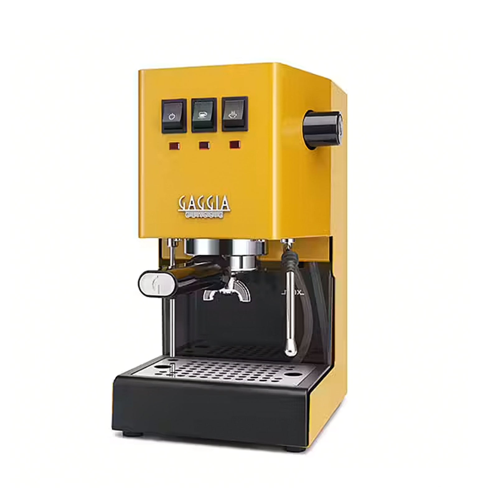 Gaggia Gaggia Classic E24 espressomaskine, gul – close-up (Espressomaskiner)