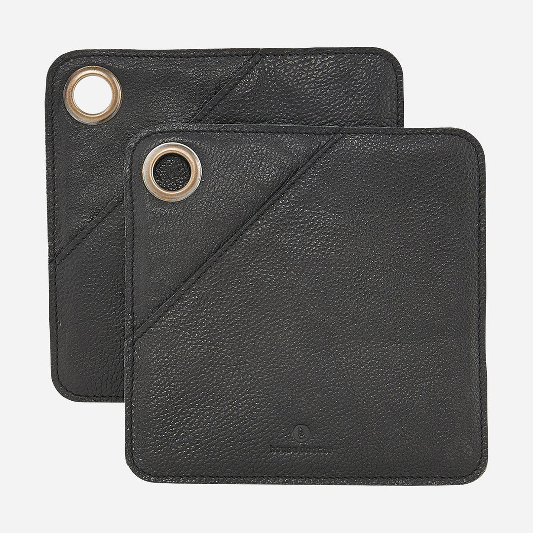 Produktbillede af House Doctor Square Grydelapper sort i premium kvalitet