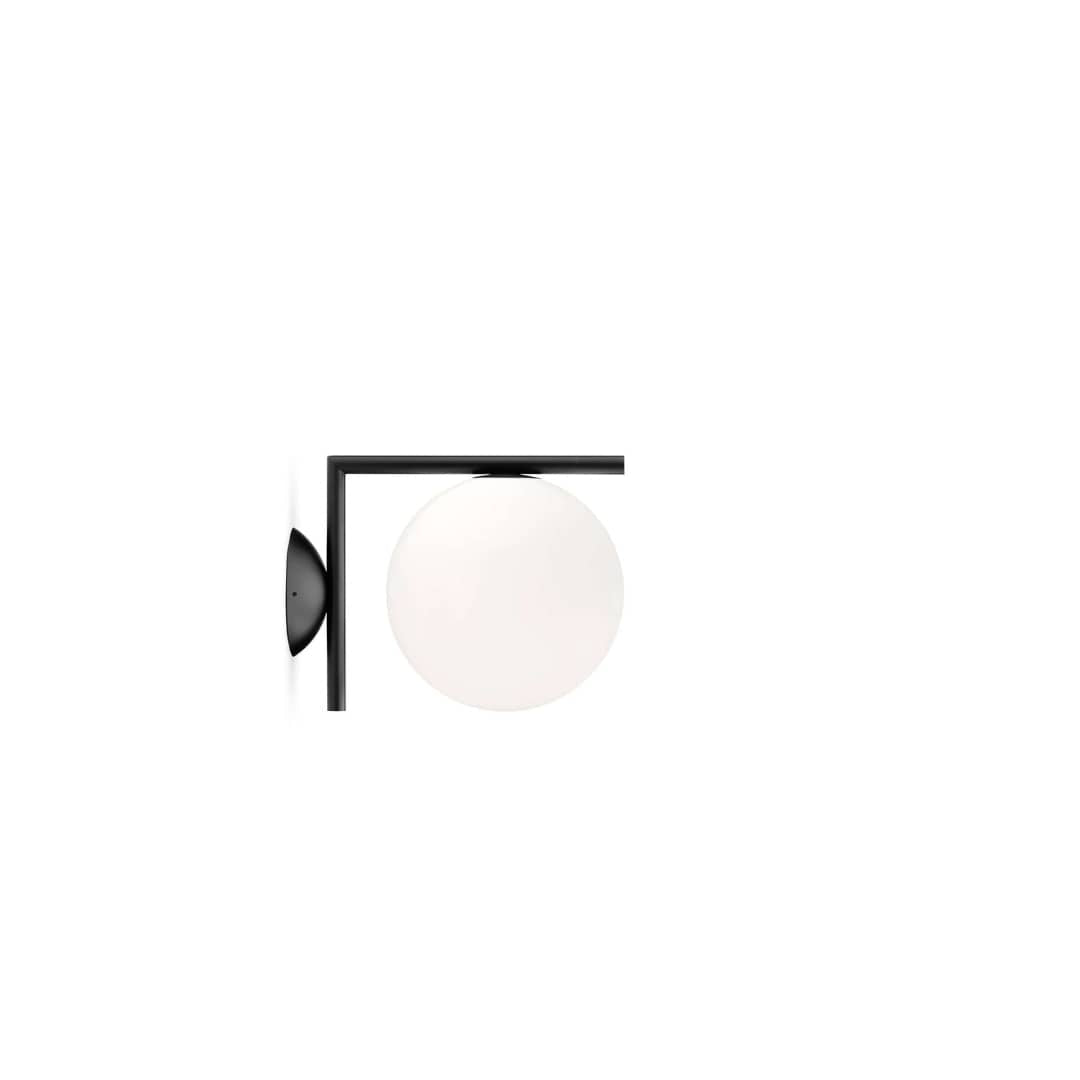 IC C/W1 Væglampe Sort Flos