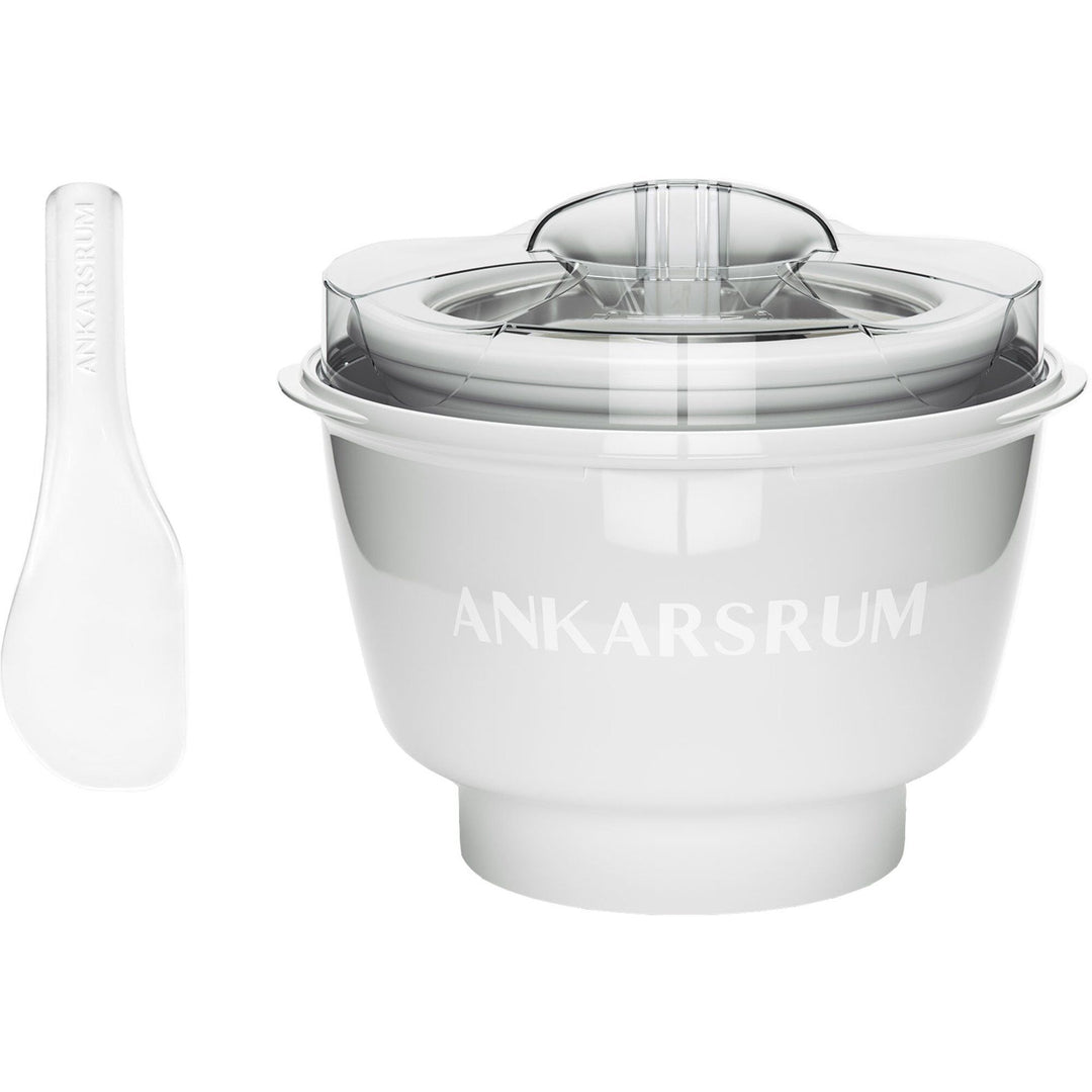 Ankarsrum Ankarsrum Assistent Original ismaskinetilbehør 1,5 liter + spatel – billede i brug (Ismaskiner)