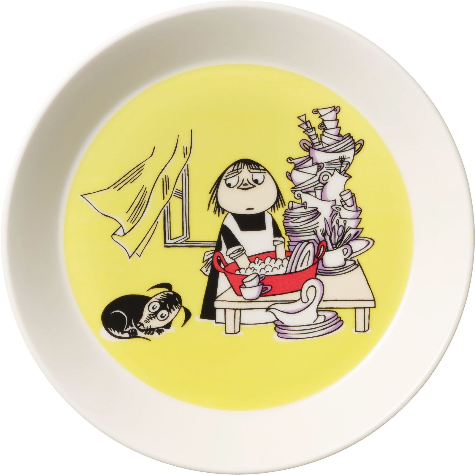 Arabia Arabia Tallerken, Misabel Gul – produktfoto (Desserttallerken)