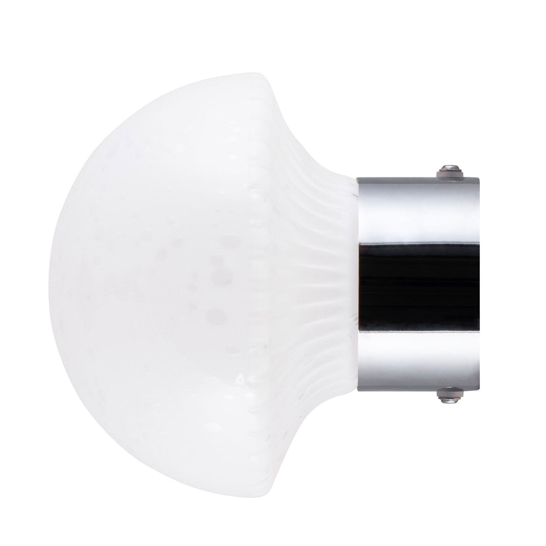 Globen lighting Globen lighting Fungo 16 væglampe, hvid/krom – vinkelbillede (Lampe)