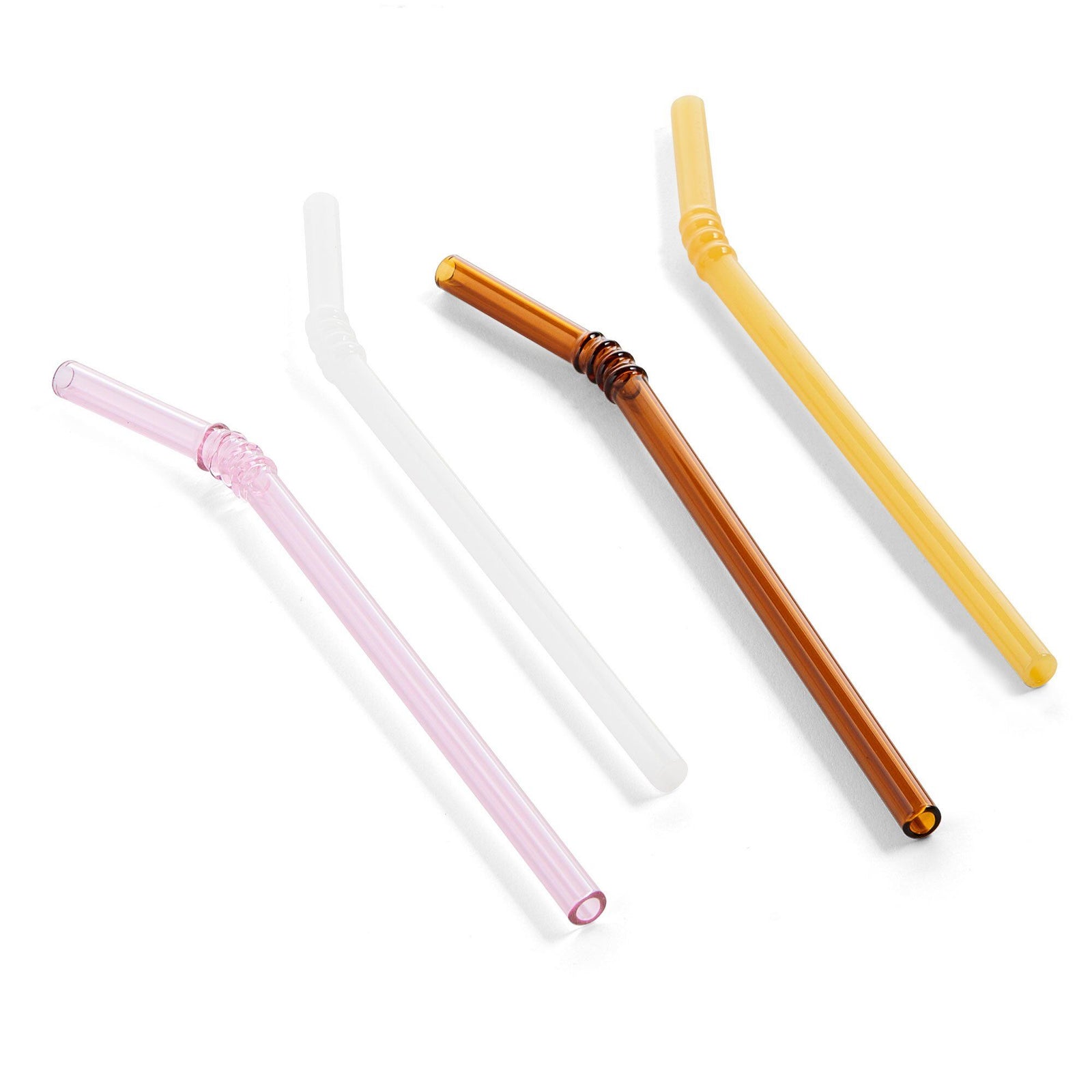 Hay Hay Sip Swirl-sugerør, opaque mix, 4 stk. – produktbillede (Sugerør)