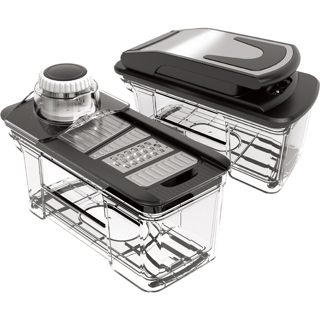 Essentials Essentials 7-in-1 Slicer & Chopper – billede i brug (Grøntsagsskærer)