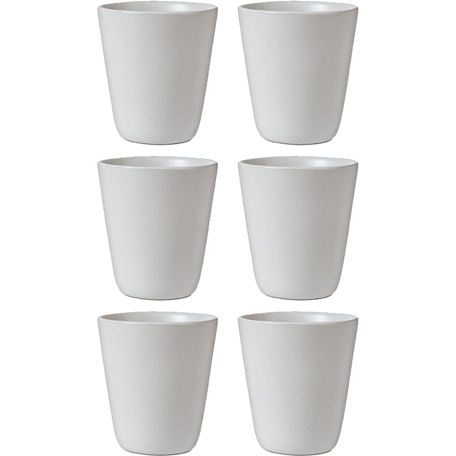 Aida Aida RAW krus, arctic white, 6 stk – frontbillede (Krus)