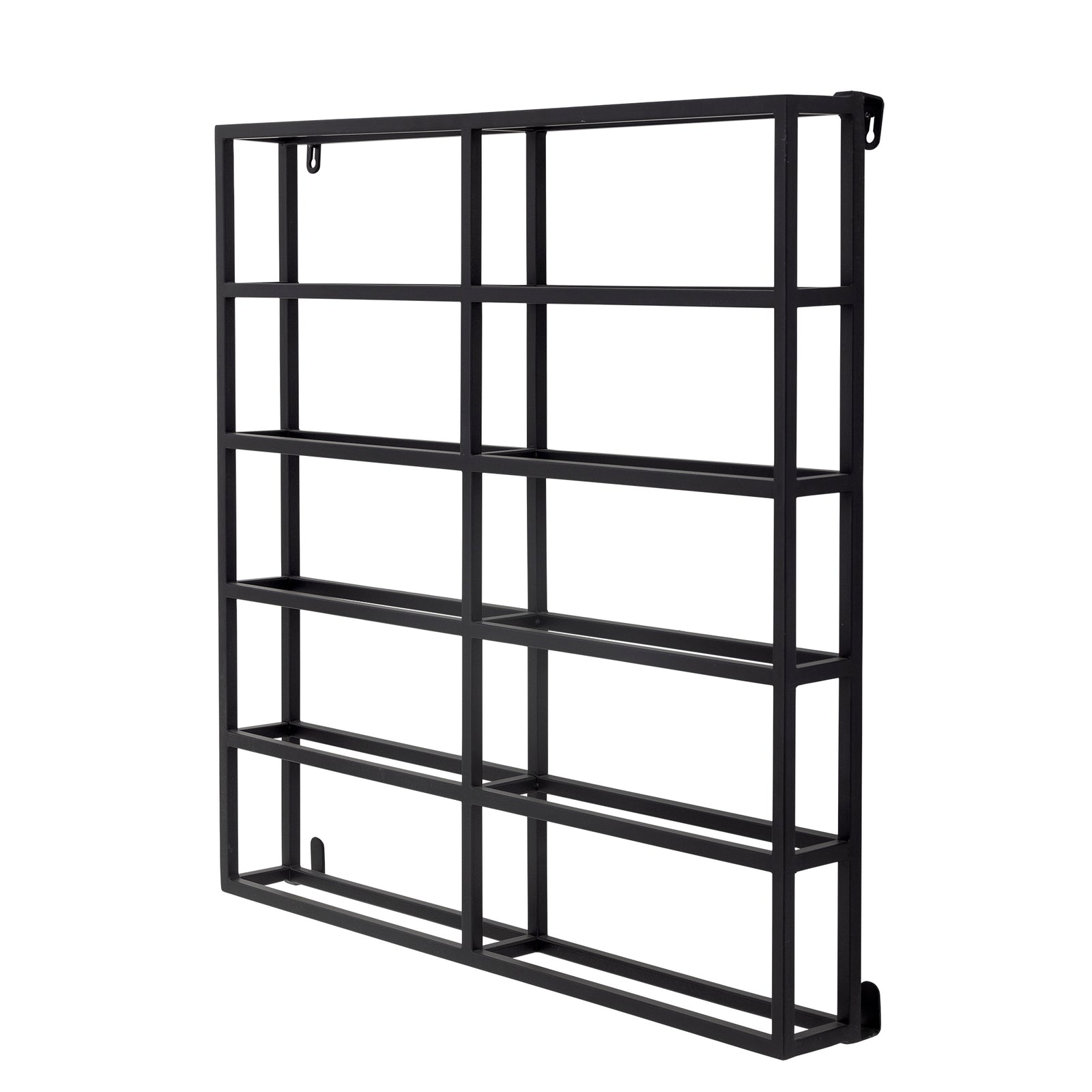 Produktbillede af BLOOMINGVILLE Magne vinreol sort metal i premium kvalitet