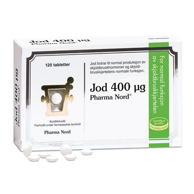 Se Pharma Nord Jod 400 Î¼g 120 tabl. ❤ Kæmpe udvalg i Pharma Nord ❤ Hurtig levering: 1 - 2 Hverdage samt billig fragt - Varenummer: HG-120500 og barcode / Ean: på lager - tilbud på Sundhed Spar op til 67% - Over 454 design brands på tilbud