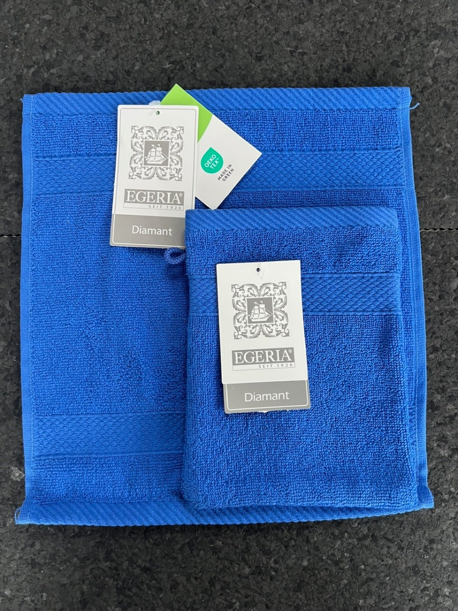 Egeria Diamant Håndklæde lyseblå-Vaskeklud 30 x 30 cm