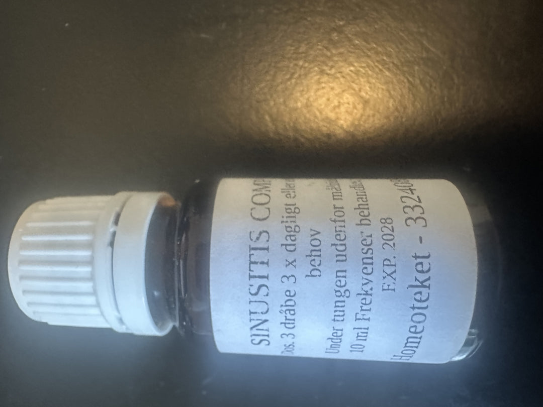 Produktbillede af Sinusitis Comp fra Homeoteket 10 ml. X på tilbud i brug