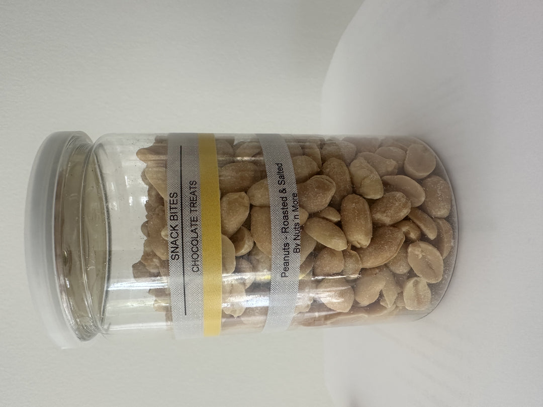 Produktbillede af Peanuts Roasted & Salted By Nuts'n More 200g. DATOVARE 01/10-2025 på tilbud i brug
