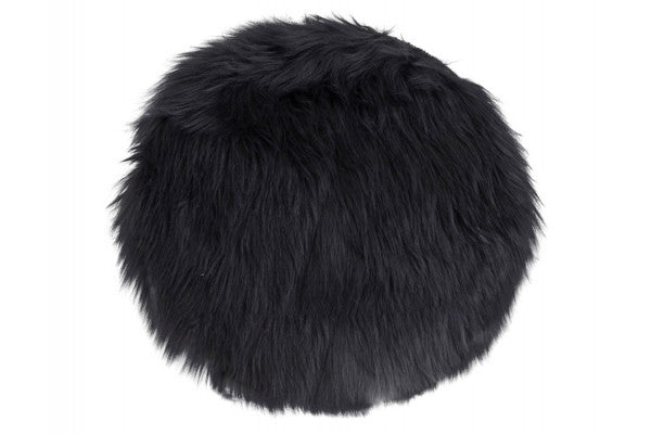 Produktbillede af Imiteret Lammeskindshynde Ø:35 cm Grå på tilbud i høj kvalitet