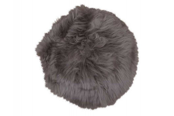 Produktbillede af Imiteret Lammeskindshynde Ø:35 cm Mushroom på tilbud i høj kvalitet