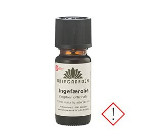 Produktbillede af Urtegaarden Ingefærolie Ø 10 ml på tilbud i brug