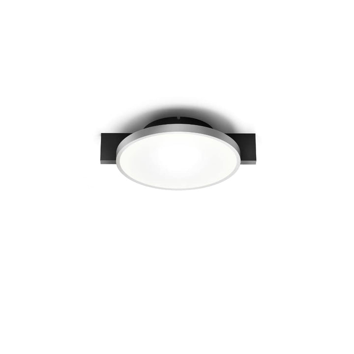 Inlay Round C1 Matt Black / Satin Silver Porsche