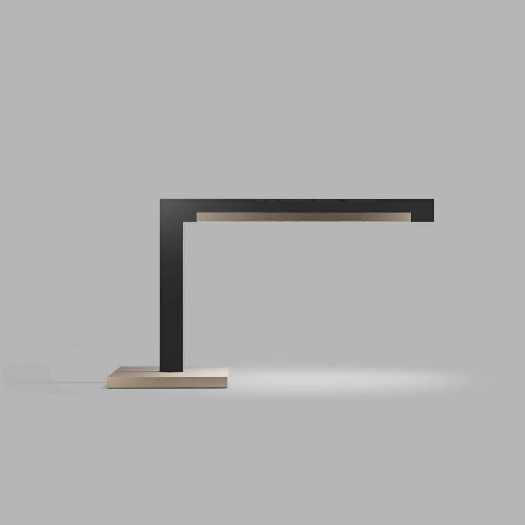Inlay T2 Linear Matt Black / Satin Gold Porsche