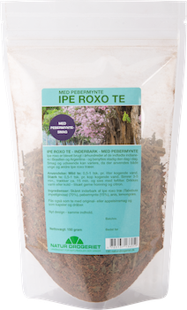 Produktbillede af ND Ipe Roxo Te m. Pebermynte 150 g. på tilbud