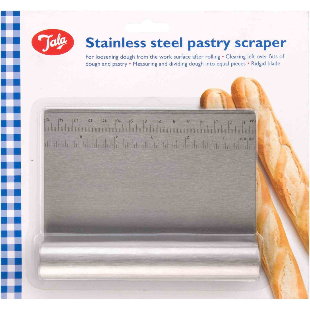 Tala Tala Dejskraber i rustfrit stål m. centimetermål – frontbillede (Dejskraber)