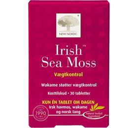 Detaljeret produktbillede af New Nordic Irish Sea Moss 30 tabl. på tilbud
