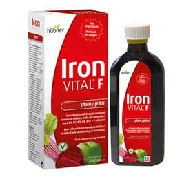 Se Hübner Iron VITAL F 500 ml. DATOVARE 01/2024 ❤ Kæmpe udvalg i Blandet ❤ Hurtig levering: 1 - 2 Hverdage samt billig fragt - Varenummer: HG-8221-1 og barcode / Ean: '4010160416722 på lager - tilbud på Sundhed Spar op til 67% - Over 454 design brands på tilbud