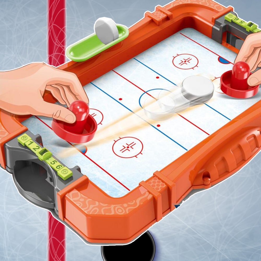 Produktbillede af Køb Sejt 2-spiller Bordhockey Spil ( 39,4 x 26,3 x 4 cm) på tilbud