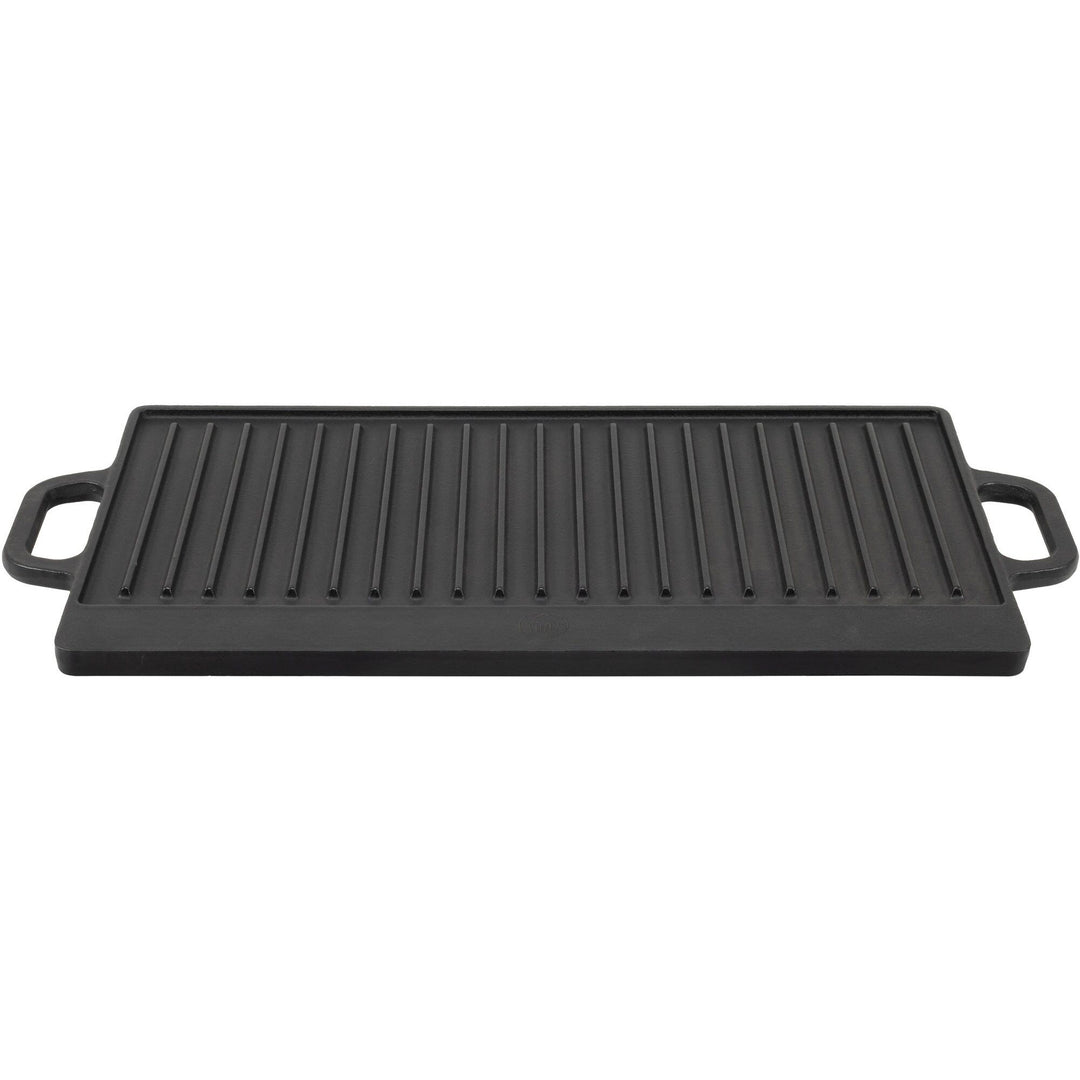 Mareld Mareld Vendbart Støbejerns Stegeplade 42,5 x 23,5 cm – vinkelbillede (Stegeplade)