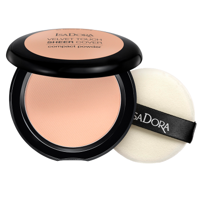 IsaDora Velvet Touch Sheer Cover Compact Powder - 43 Cool Sand