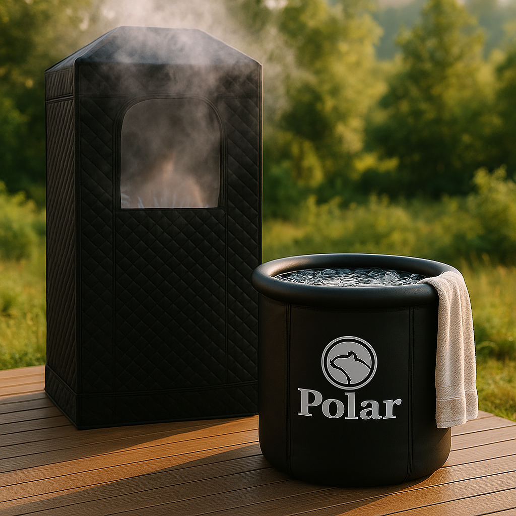 Produktbillede af Køb Dampsauna + Isbad den ultimative hjemme-welness på tilbud