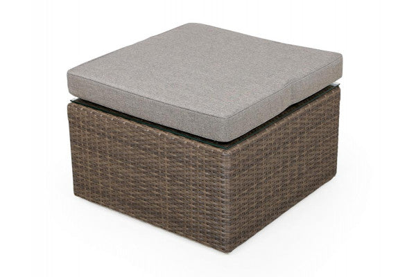 Produktbillede af Isla Dusty Bord Inkl. hynde & glasplade Vandafvisende på tilbud i høj kvalitet