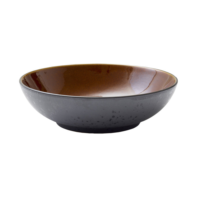 Produktbillede af Christian Bitz Salatskål 24cm sort/amber BITZ i premium kvalitet
