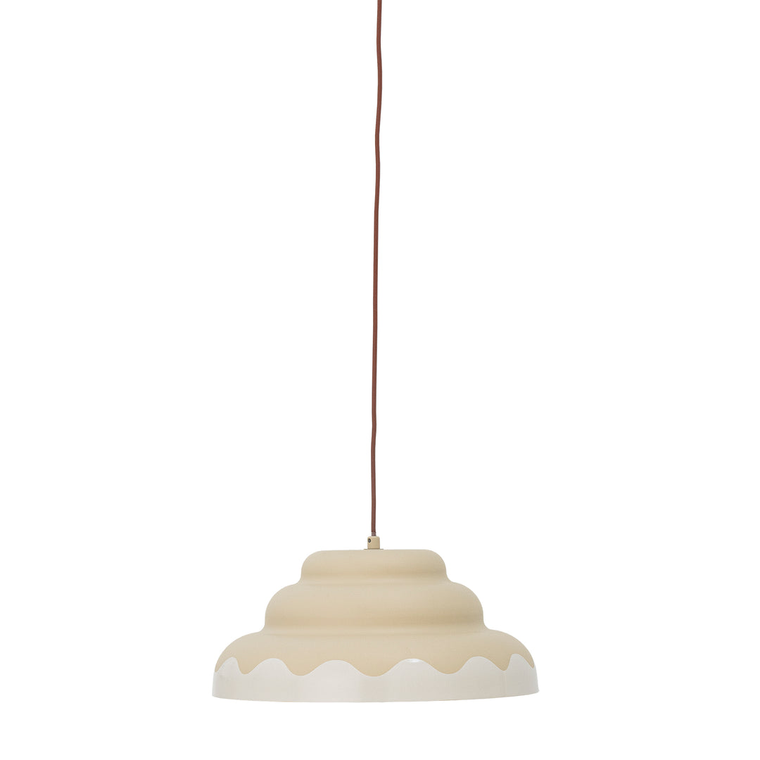 Produktbillede af BLOOMINGVILLE Lacya loftlampe rund natur metal Ø40 i premium kvalitet