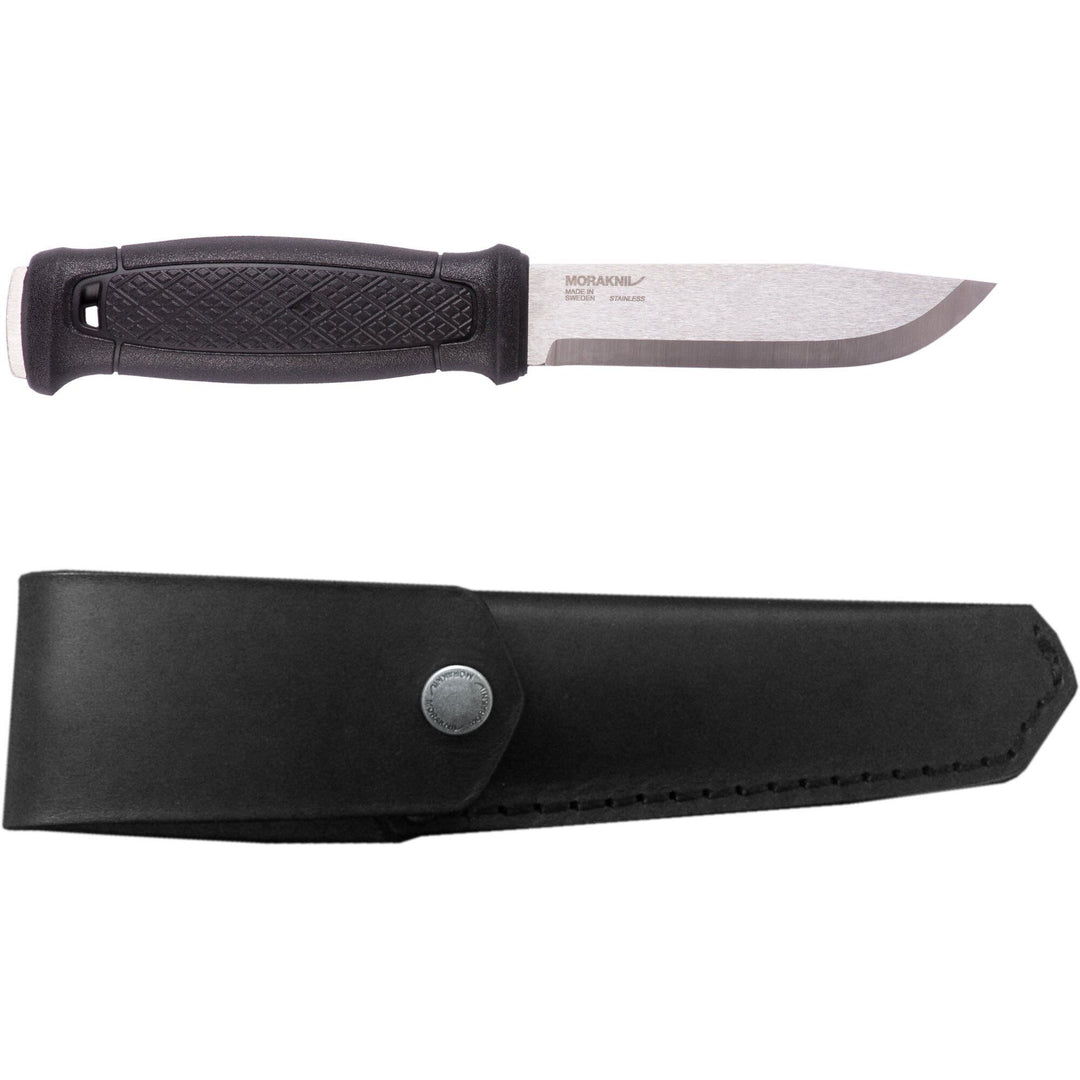 Morakniv Morakniv Garberg med læderskede (S) ❤ frontbillede (Friluftskniv)