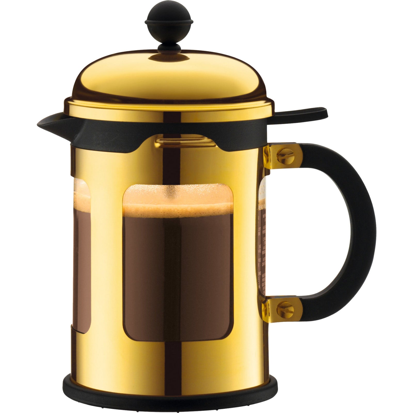Bodum Bodum Chambord kaffebrygger 4 kopper, guld 0,5 l ❤ produktfoto (Stempelkande)
