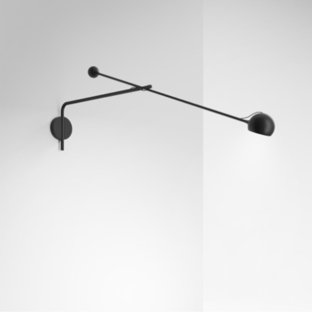 Produktbillede af IXA Arm Væglampe Antracit Artemide i premium kvalitet