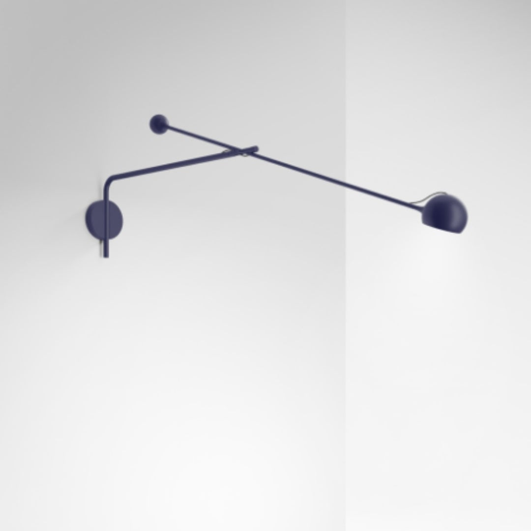 Produktbillede af IXA Arm Væglampe Blå Artemide i premium kvalitet