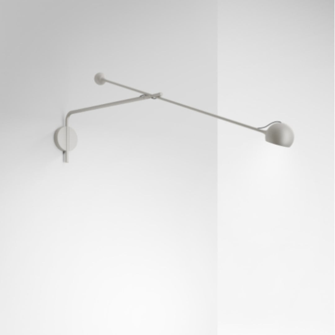 IXA Arm Væglampe Hvid/Grå Artemide