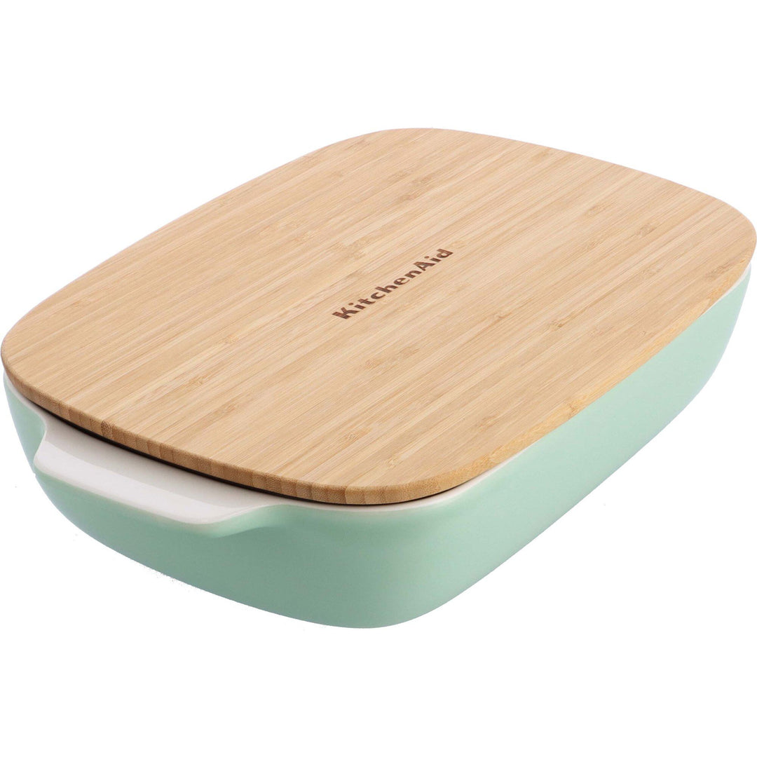 Kitchenaid Kitchenaid Ovnform med låg 40 x 25 x 8,8 cm, pistage ❤ billede i brug i kategorien Bagetern