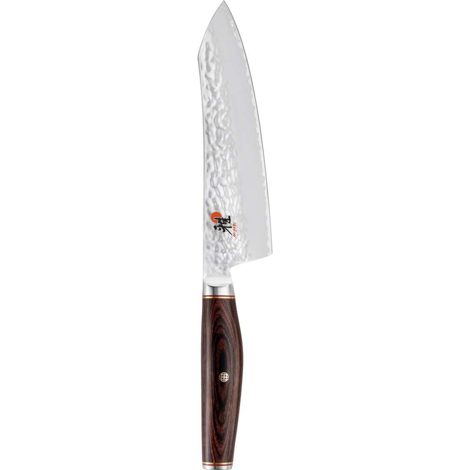 Miyabi Miyabi 6000 MCT rocking santoku-kniv, 18 cm. – frontbillede (Santokuknive)