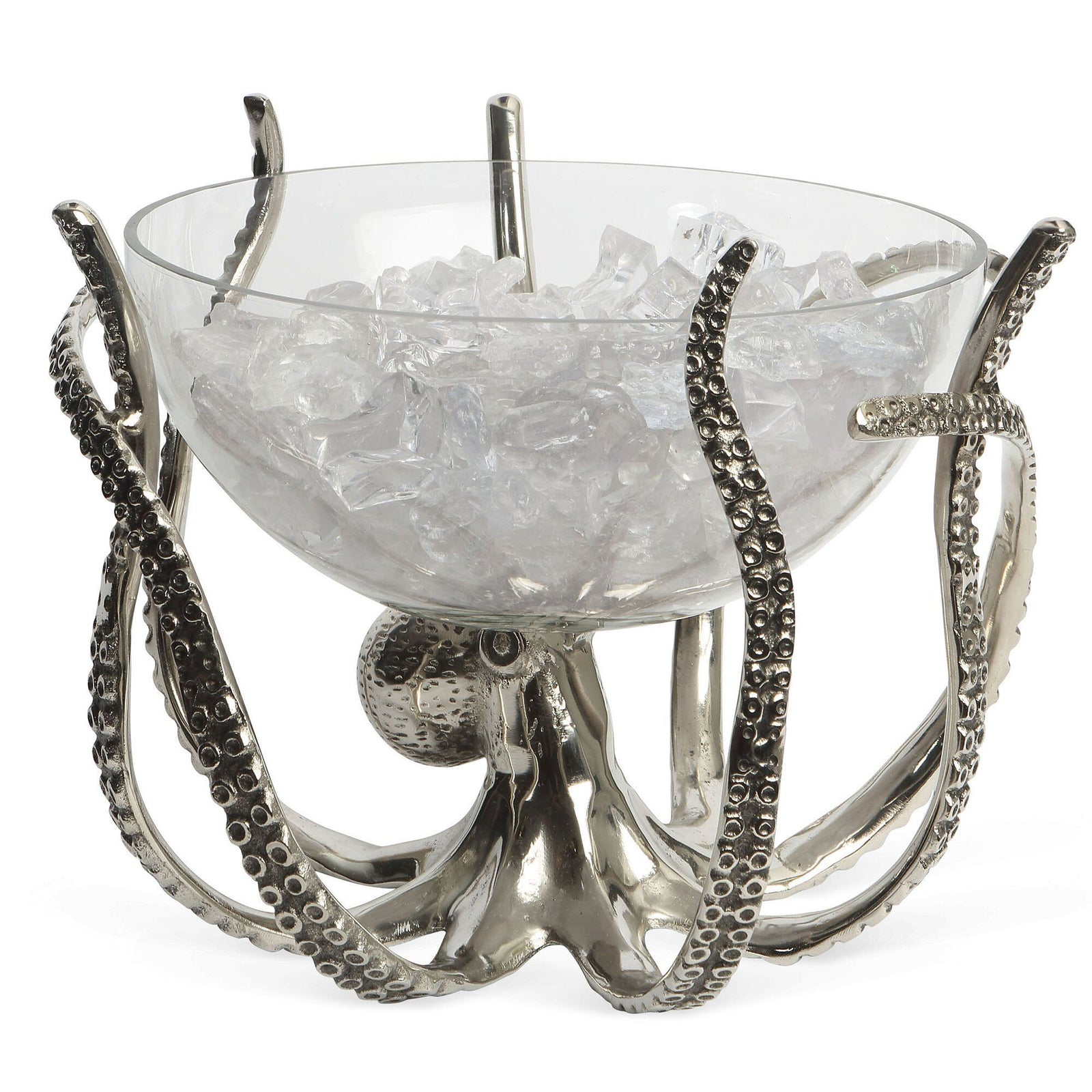 Culinary concepts Culinary concepts Blækspruttestativ med glasbowle ❤ produktbillede (Serveringsskål)