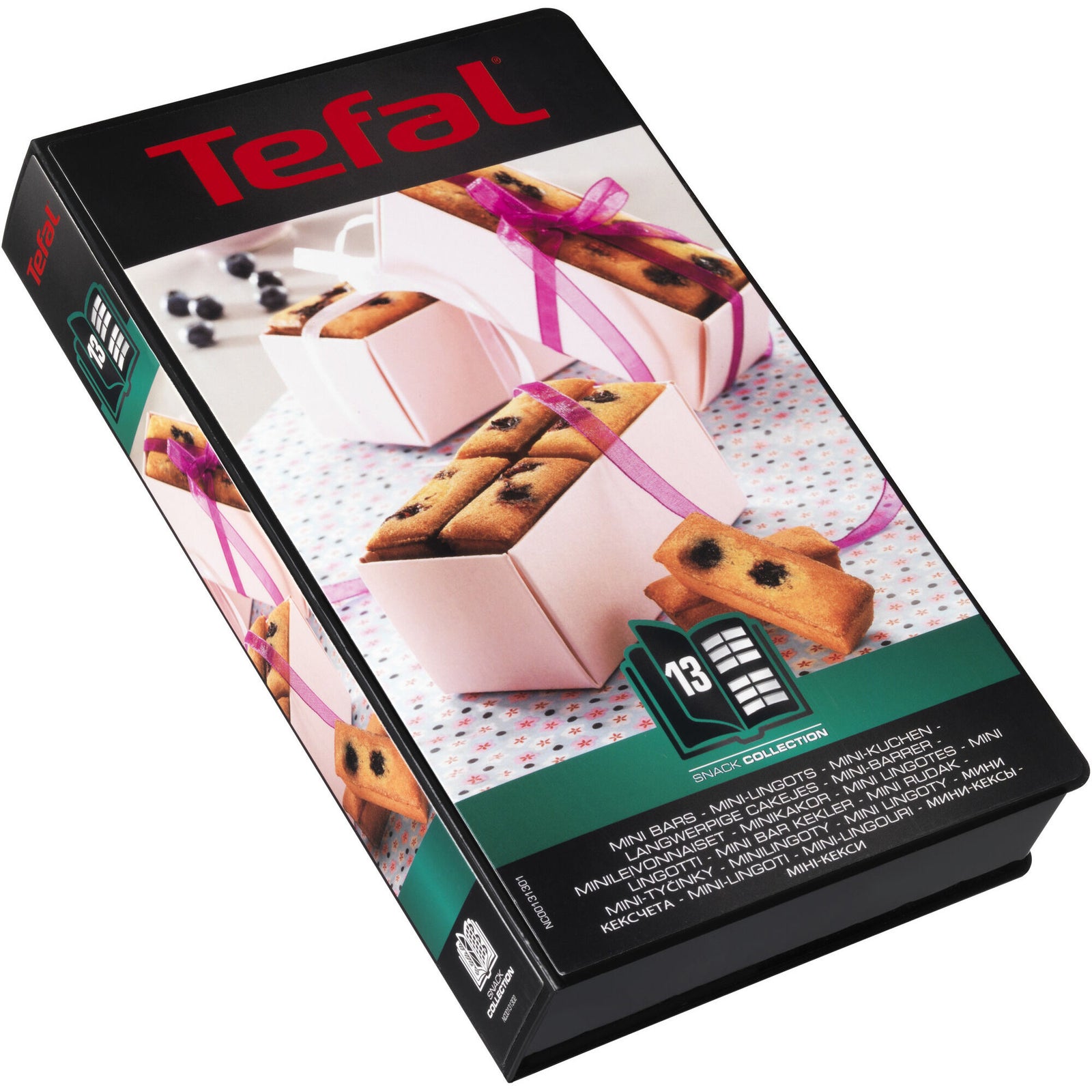 Tefal Tefal Snack Collection plader: Mini bars / financiers (13) – frontbillede (Tilbehør)