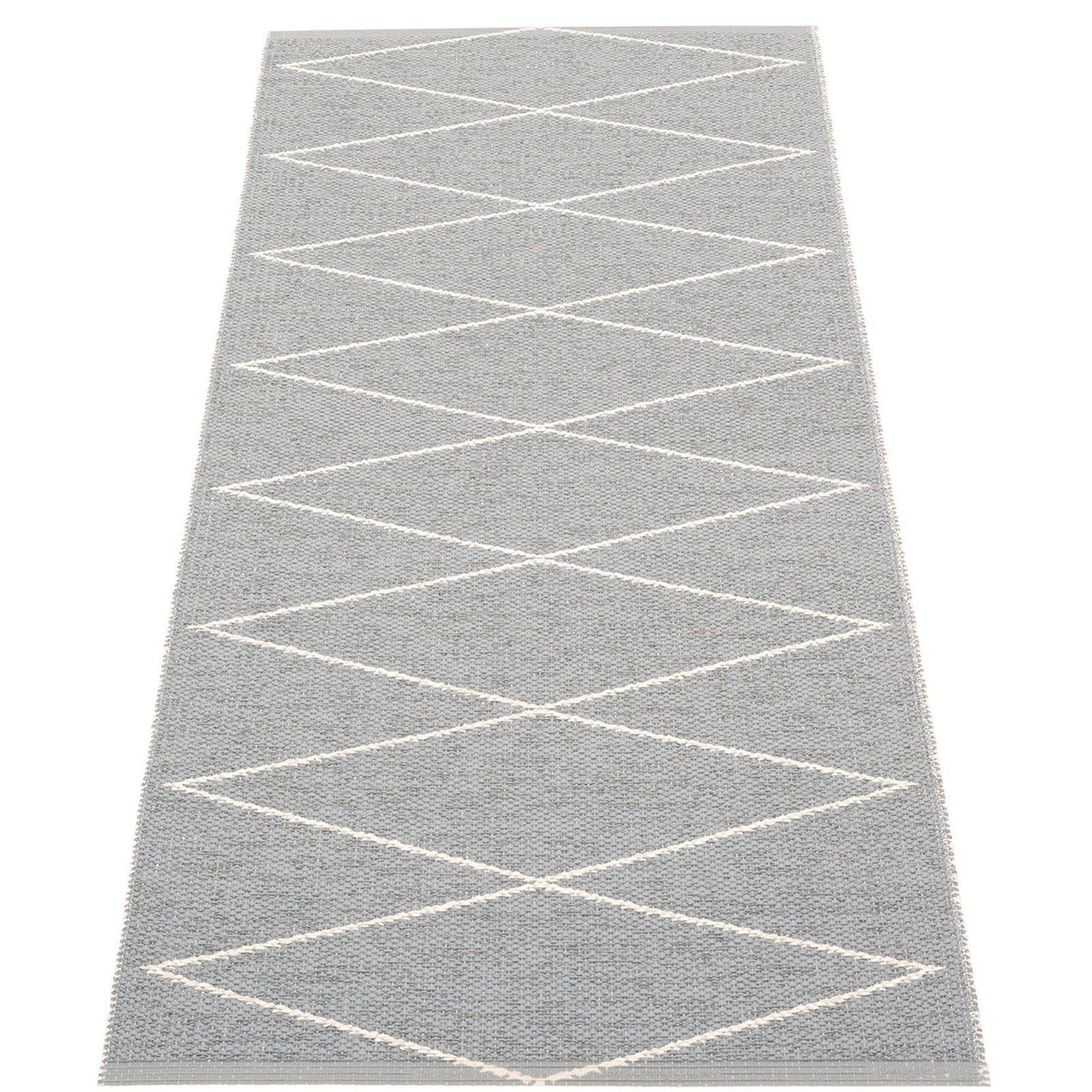 Pappelina Pappelina Gulvtæppe Max, 70 x 160 cm., grey/vanilla ❤ vinkelbillede (Tæpper)