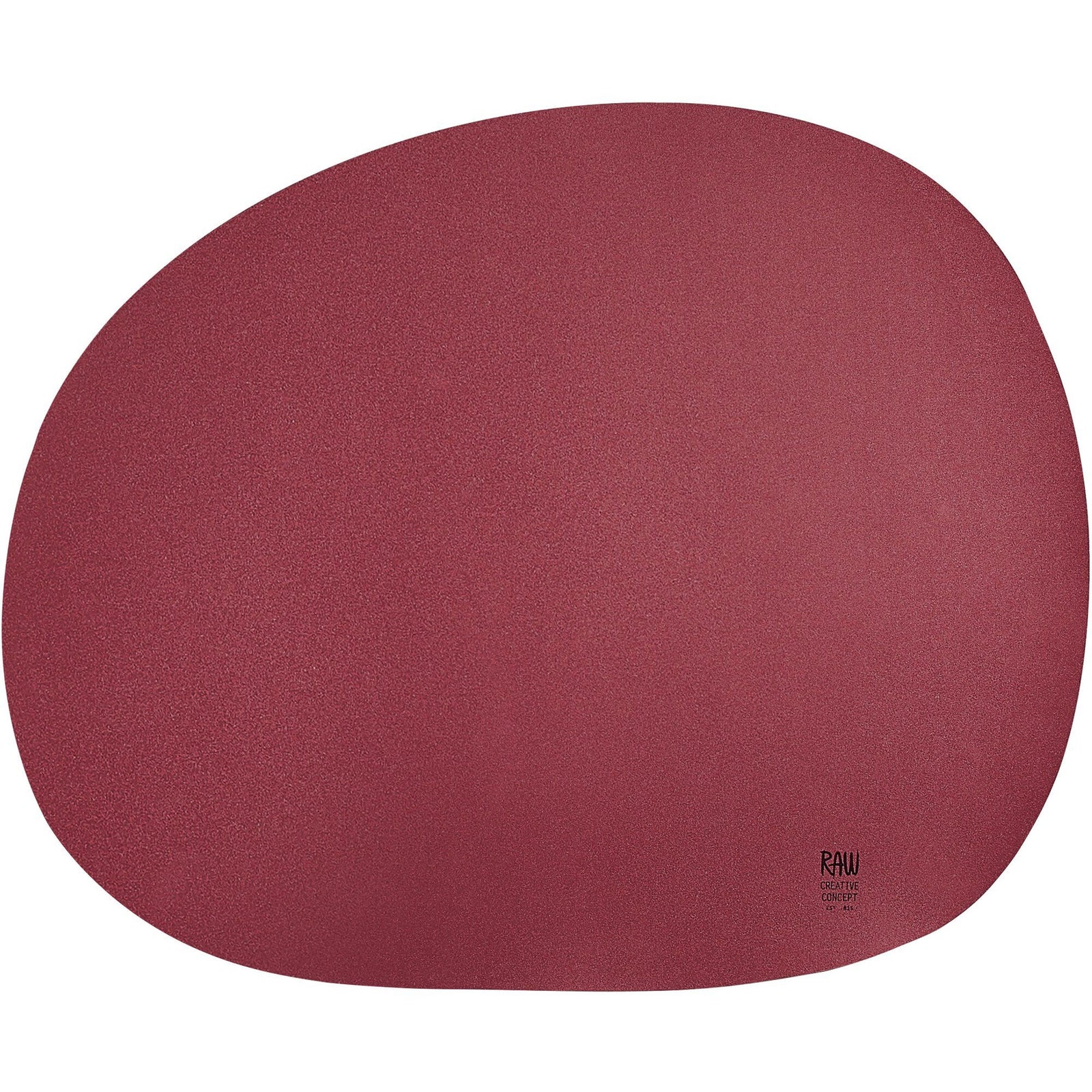 Aida Aida RAW Organic dækkeserviet 41 x 33,5 cm, bordeaux – produktvisning (Bordskåner)