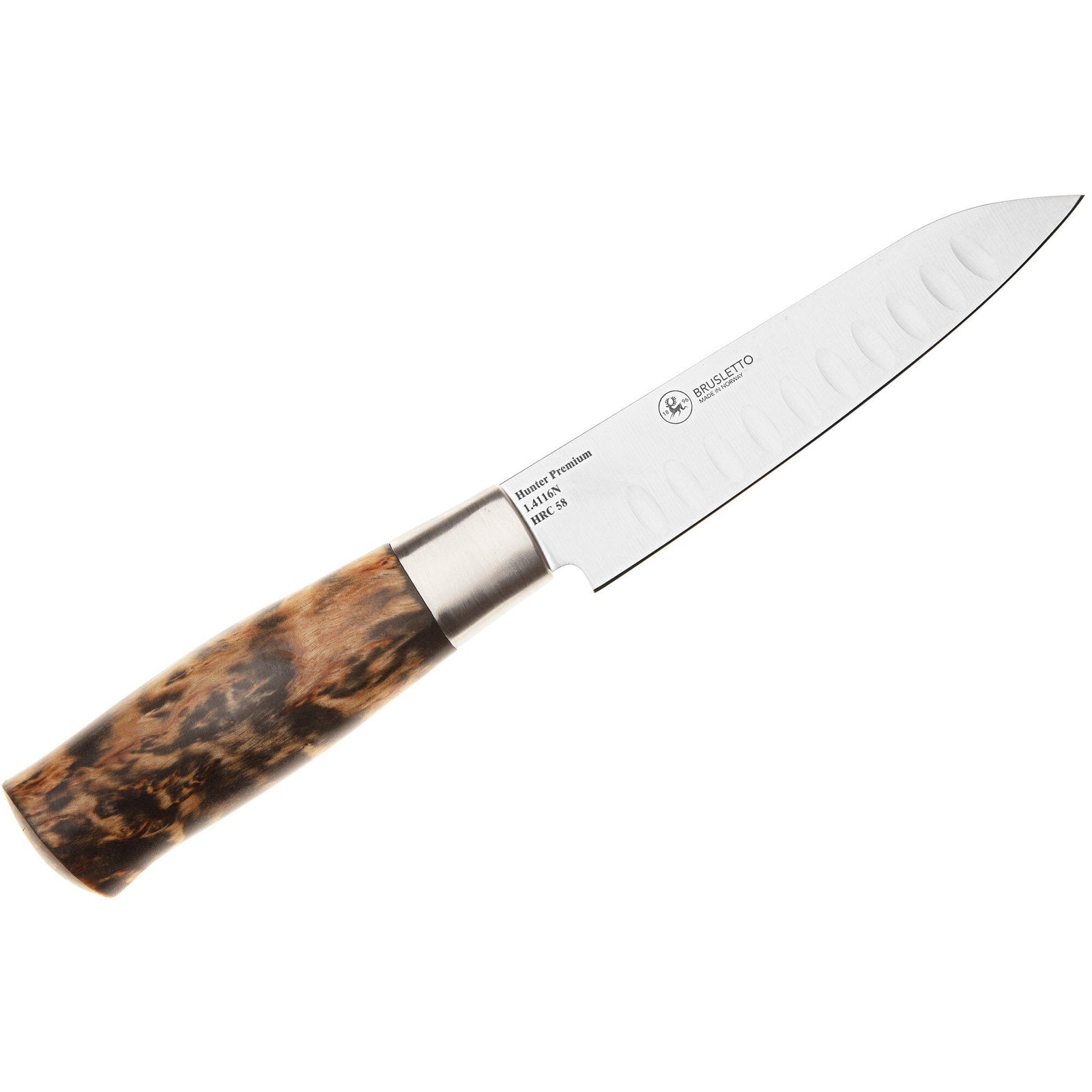 Brusletto Brusletto Hunter kokkekniv Premium Chef Mini AP – frontbillede (Kokkekniv)