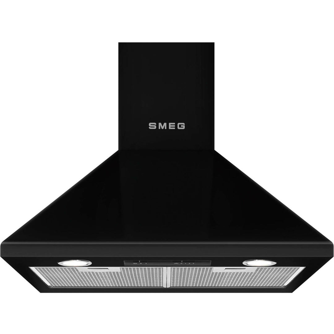 Smeg Smeg KSED65NEE 60cm Universal Vægmonteret Emhætte, Sort – produktvisning (Emhætter)