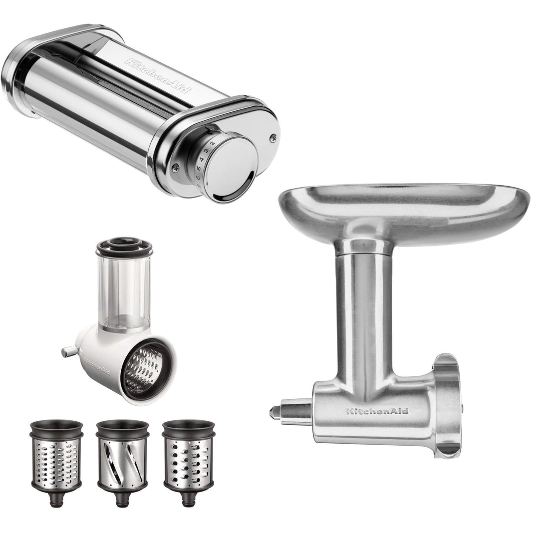 Kitchenaid KitchenAid Tilbehørspakke til køkkenmaskine (kødkværn, grøntsagsskærer og lasagne-tilbehør) – detaljebillede (Tilbehør)
