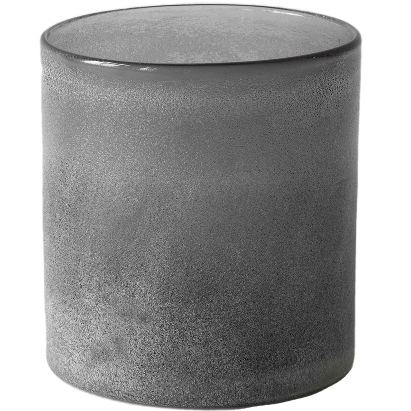 Tell me more Tell me more Frost fyrfadsstage, grey, medium ❤ frontbillede (Lysestage)