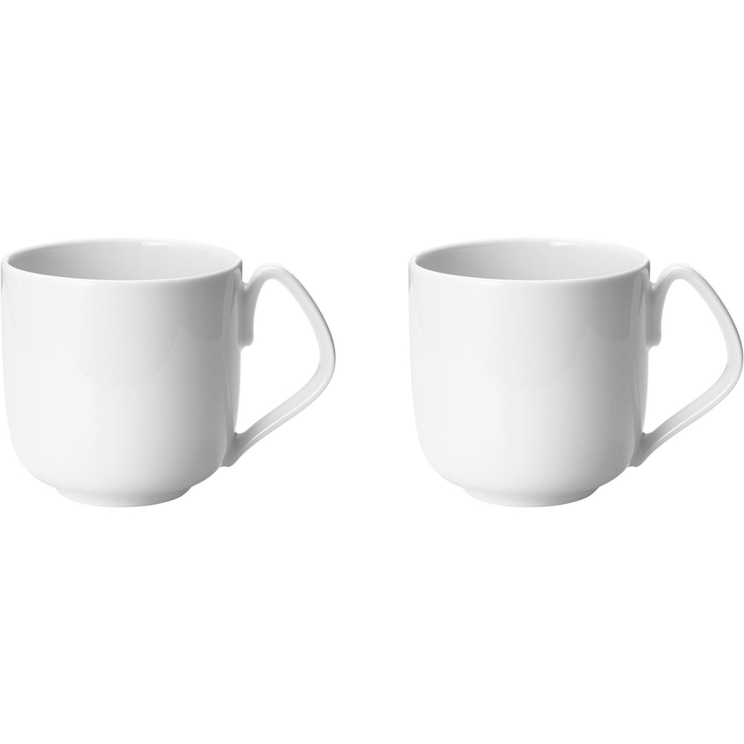 Georg jensen Georg jensen Koppel krus 27 cl 2-pak, hvid – billede i brug (Krus)