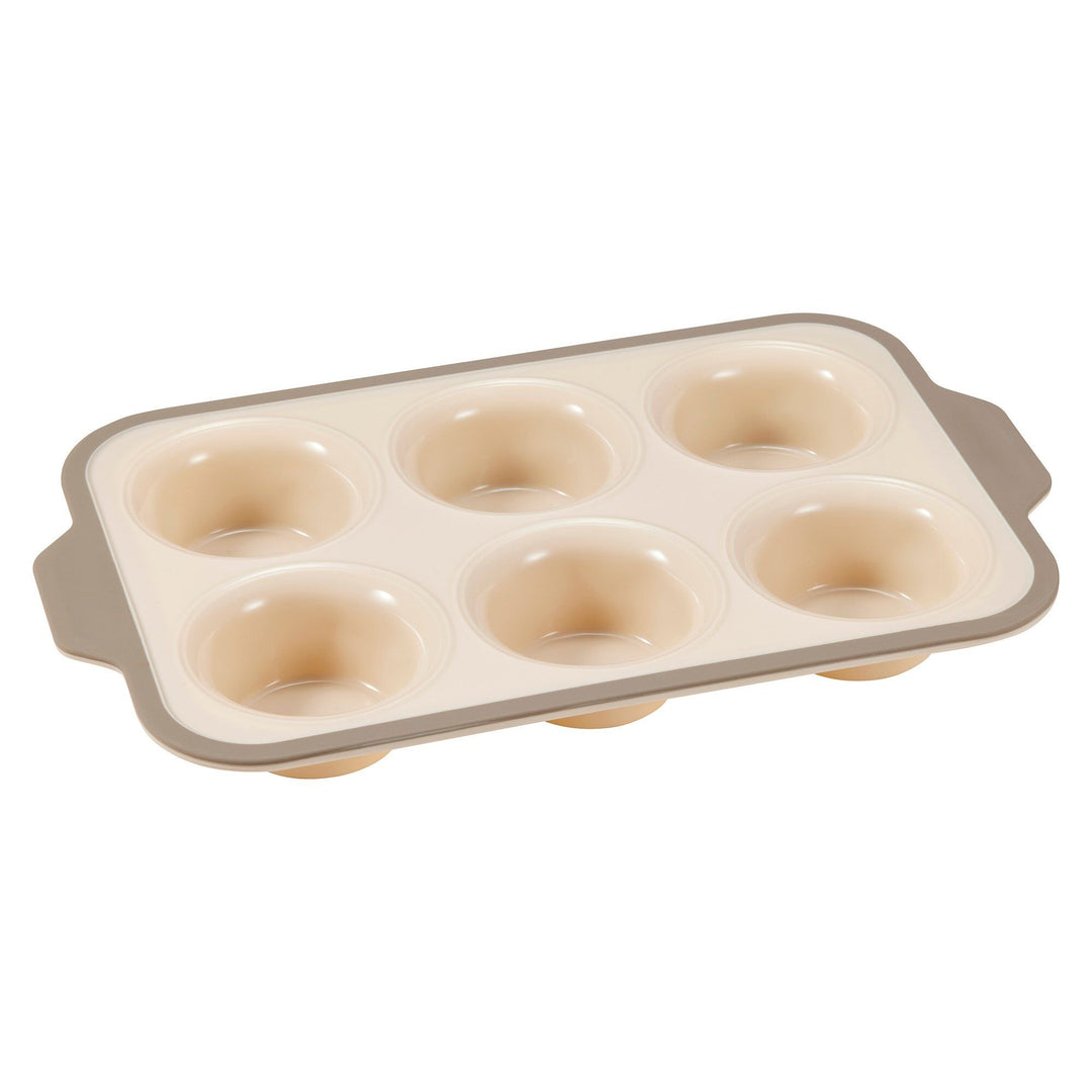 Dorre Dorre Cookie muffinsform, silikone/rustfrit stål, 6 stk. – frontbillede (Muffinsform)