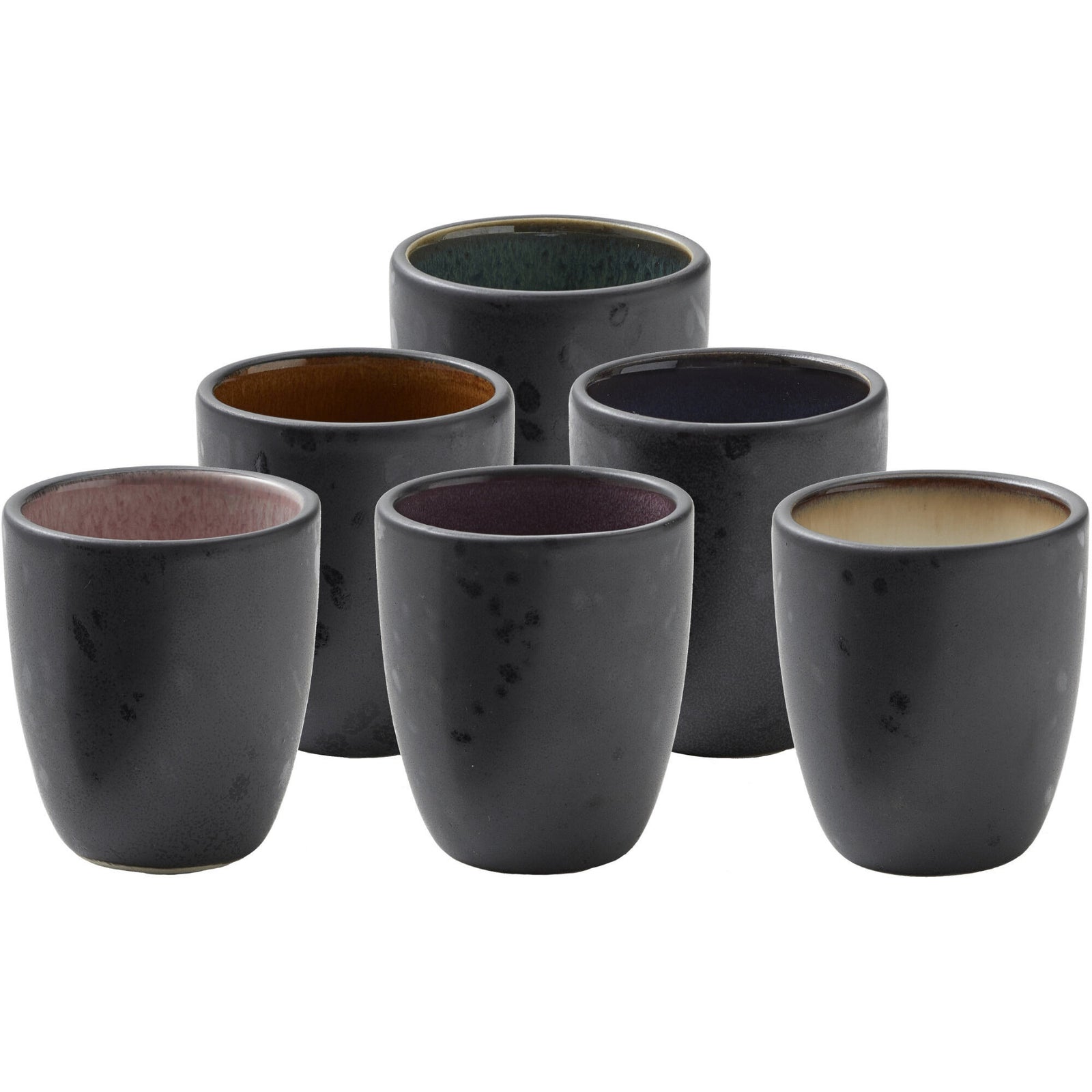 Bitz Bitz Espressokopper i forskellige farver, 6 stk. – frontbillede (Espressokopper)