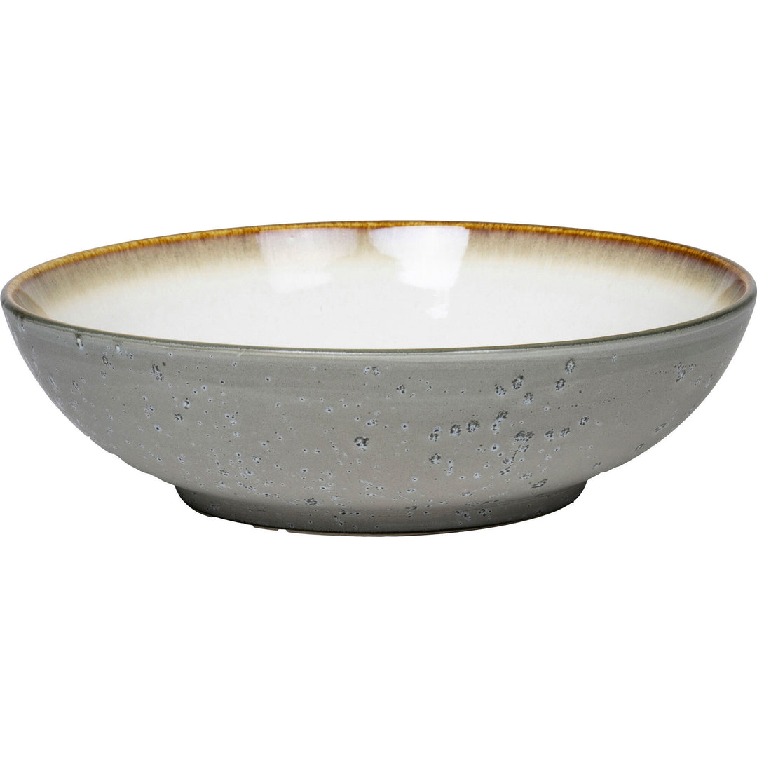 Bitz Bitz Salatskål 24 cm grå/creme – close-up (Salatskål)